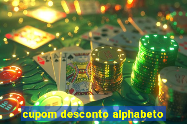 cupom desconto alphabeto